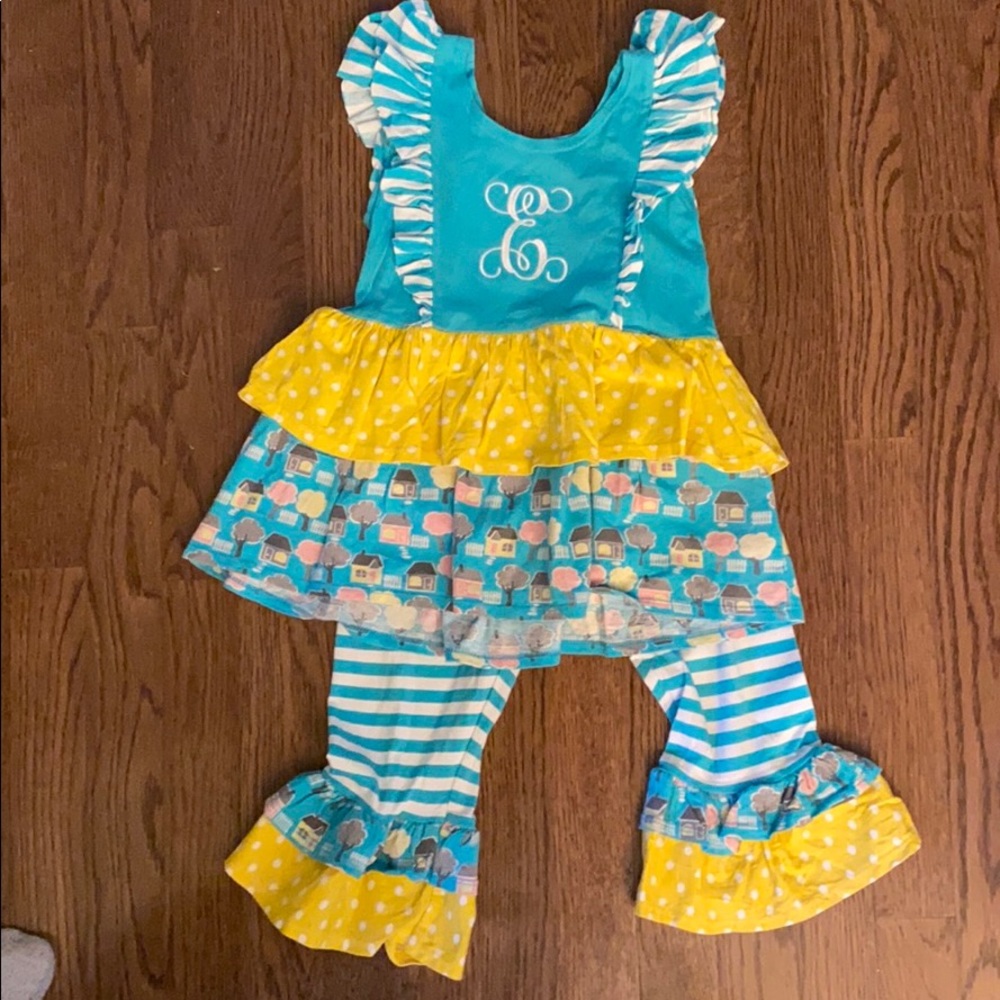 Jelly the Pug monogrammed set